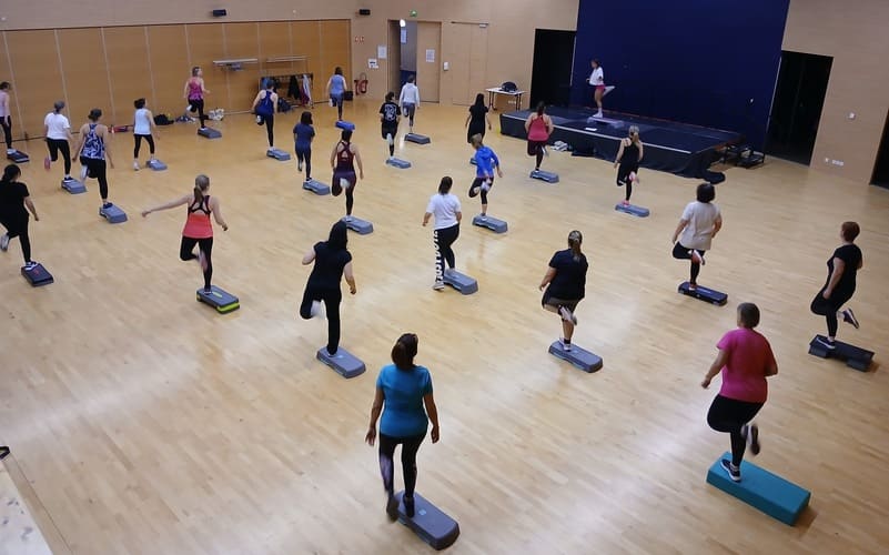 Cours de Step avec l'association Energie Attitude