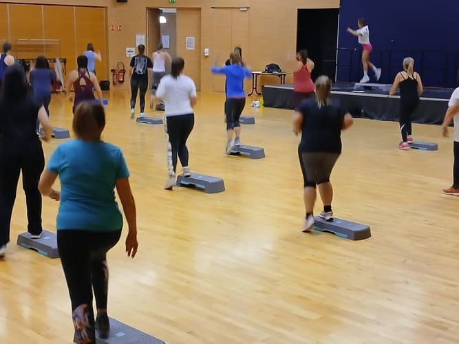 Cours de Step avec Céline à Gilly-Sur-Isère